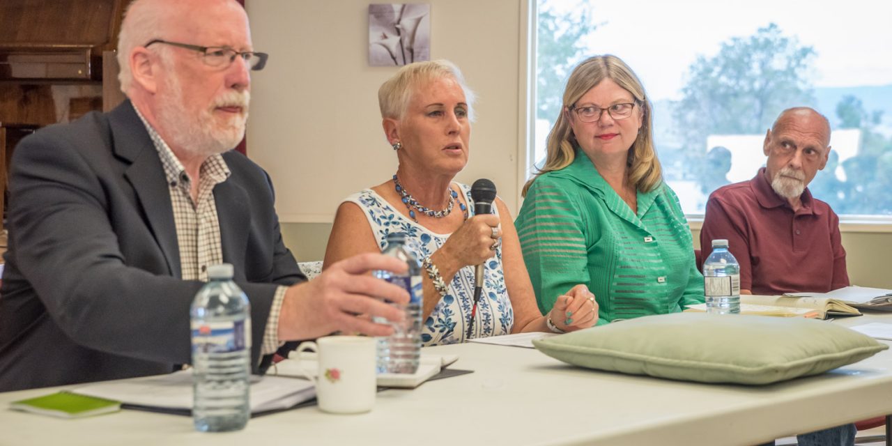 No major differences between NDP and Liberal at all-candidates meeting, as Conservative absent