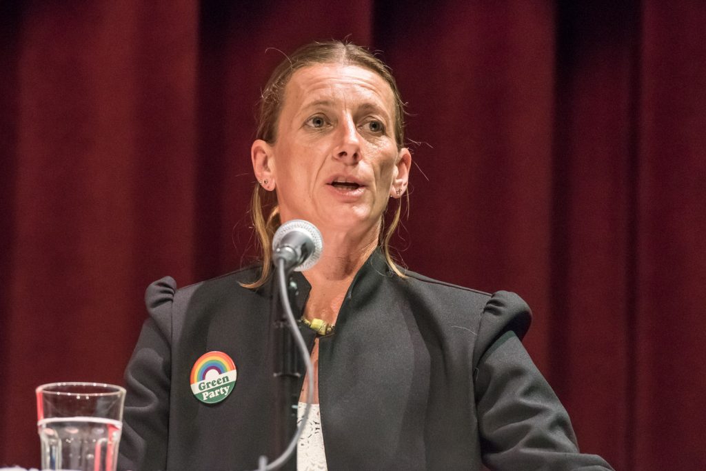 Samantha Troy, Green Party candidate (Richard McGuire photo)