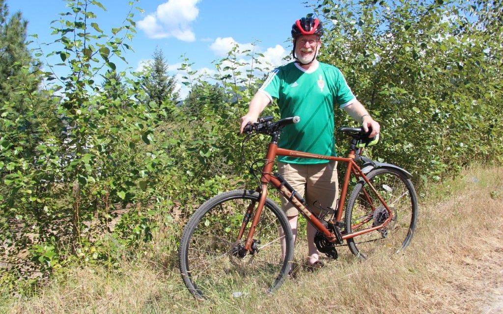 MP Cannings completes bicycle tour of the riding