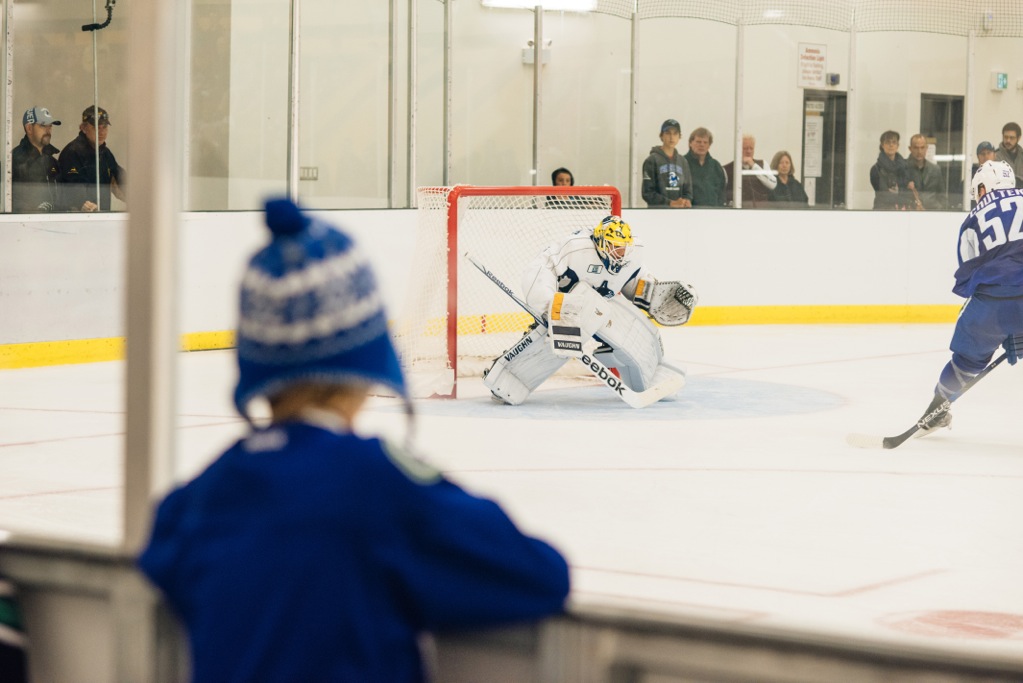 Canucks Prospect Camp, Shawnigan Lake. (Rick Collins photo, copyright Vancouver Canucks)