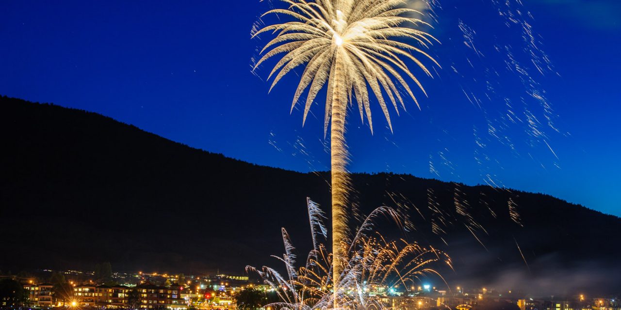 Fireworks finale at Cherry Fiesta
