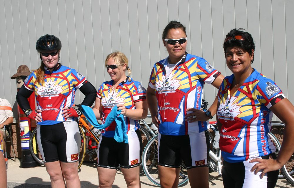 Cops for Kids ride into Oliver on September 6