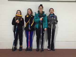 Junior girls curling team competes in Osoyoos