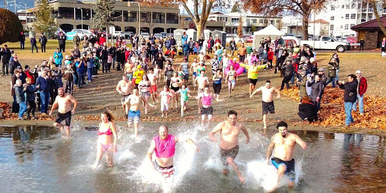 WATCH: Dozens dare the Desert Dip in Osoyoos