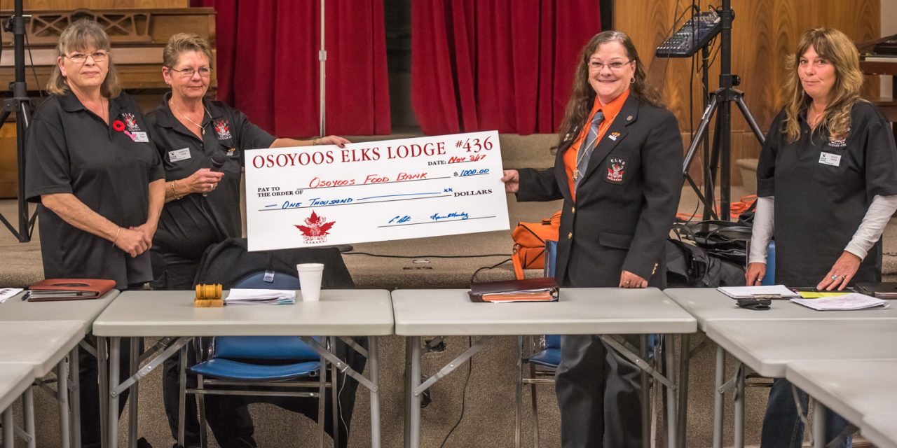 Elks’ Grand Exalted Ruler praises work by Osoyoos Lodge