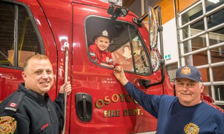 Zephyr Peltier, 5, wins his dream — day as fire chief