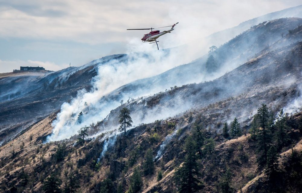 Firefighting aircraft disrupted by drone