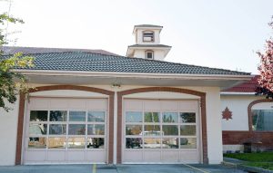 The present fire hall next to the town hall on Main Street doesn’t meet the needs of this community, according to a study commissioned in 2007. Osoyoos plans to hold a referendum on June 21 to allow local residents a chance to vote on a new fire hall. If the referendum is approved, construction would likely start within weeks. (Richard McGuire file photo)