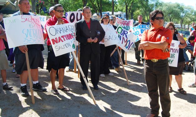 OKANAGAN NATION ALLIANCE PROTESTS FEDERAL GOVERNMENT’S DECISION TO OPEN BRIEF OSOYOOS LAKE SALMON FISHERY