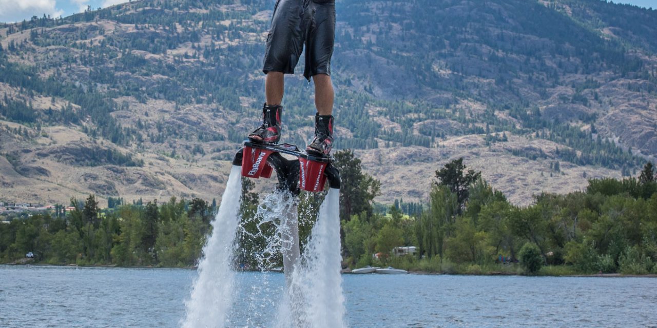 Young entrepreneur brings flyboarding to local residents and tourist thrill seekers