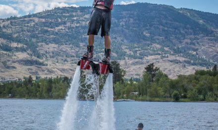 Young entrepreneur brings flyboarding to local residents and tourist thrill seekers
