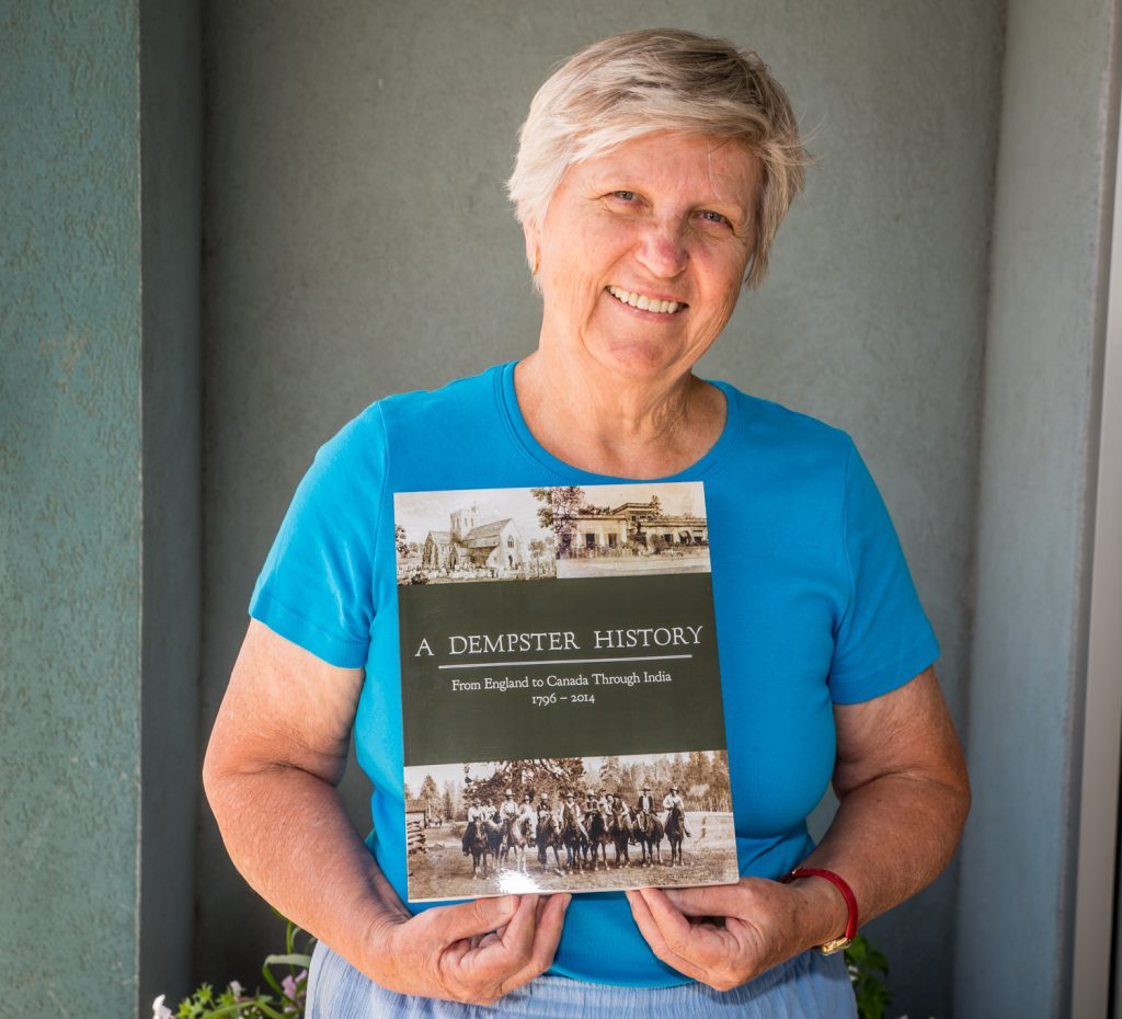 Eleanore Dempster received the B.C. Genealogical Society Family History Book Award for 2014 for her history of her husband's family. (Richard McGuire photo)