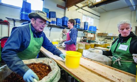 OKANAGAN GLEANERS PACK SURPLUS GOOD TO HELP FEED THE WORLD’S HUNGRY PEOPLE