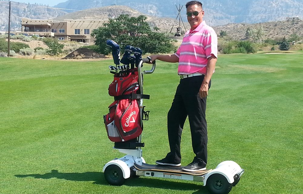 Innovative GolfBoard comes to Nk’Mip course