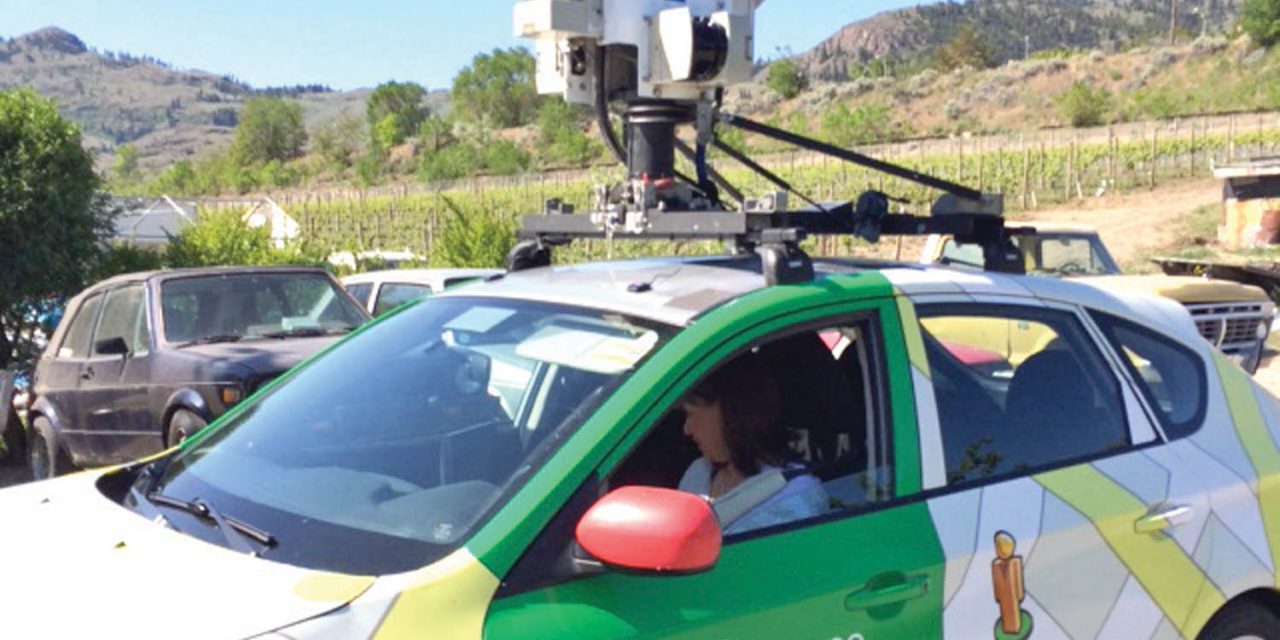 Google Maps Street View visits Osoyoos