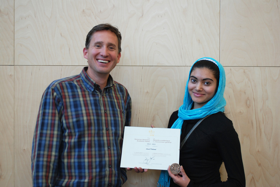Oliver teen wins Governor General’s Academic Medal