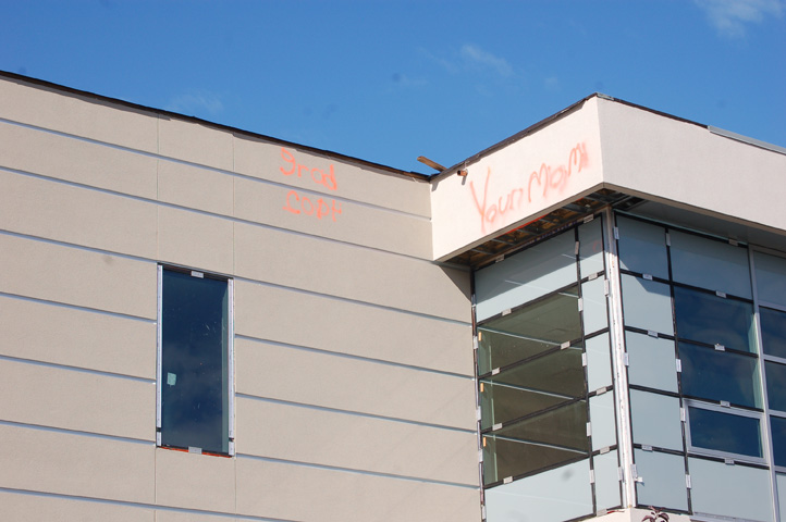 Vandalism disheartens trustees