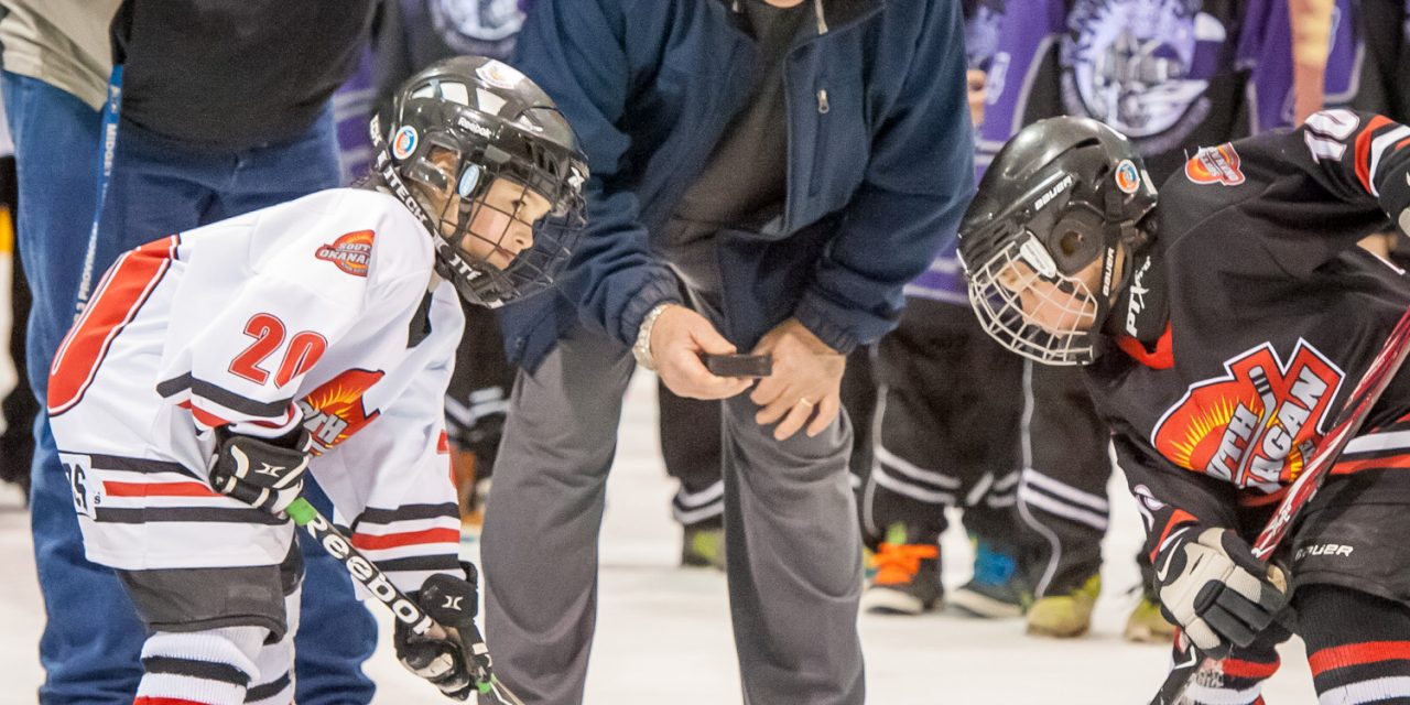 Jim Harrington thrilled to drop puck at Atom Fiesta
