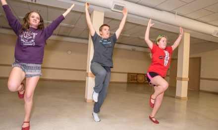 Dancers rehearsing for Harvesting Diversity