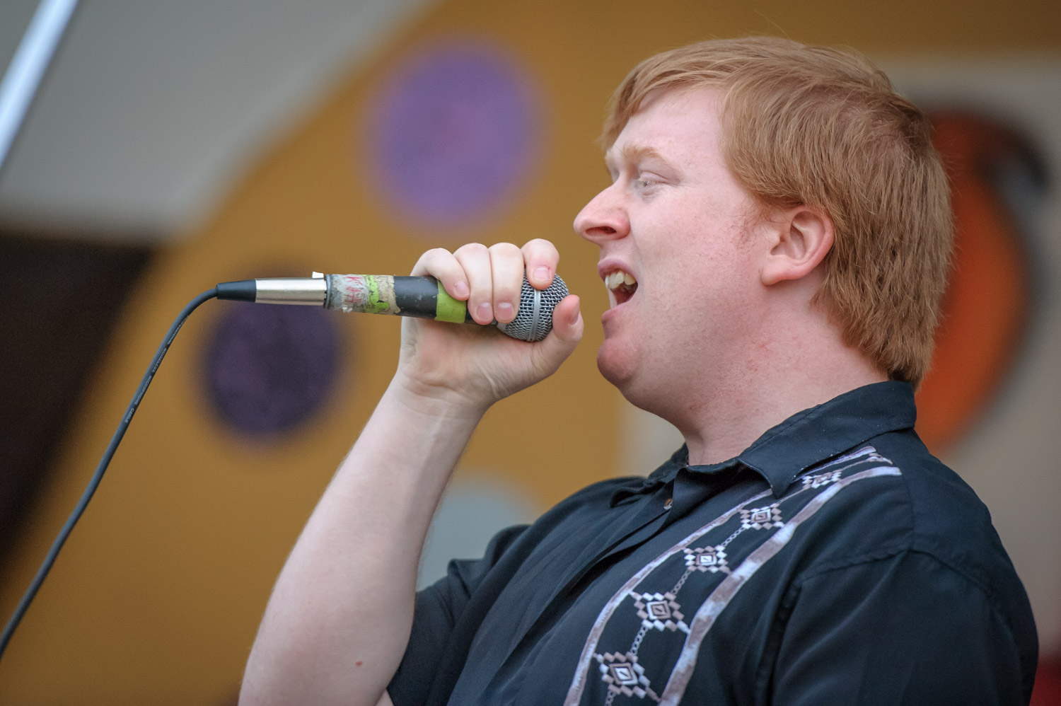 Perhaps the judges weren't Led Zeppelin fans, but after making it into the second round, his version of Whole Lotta Love impressed many in the audience, but not the judges, and he was eliminated. In the end, he took the award for male runner up. (Richard McGuire photo)