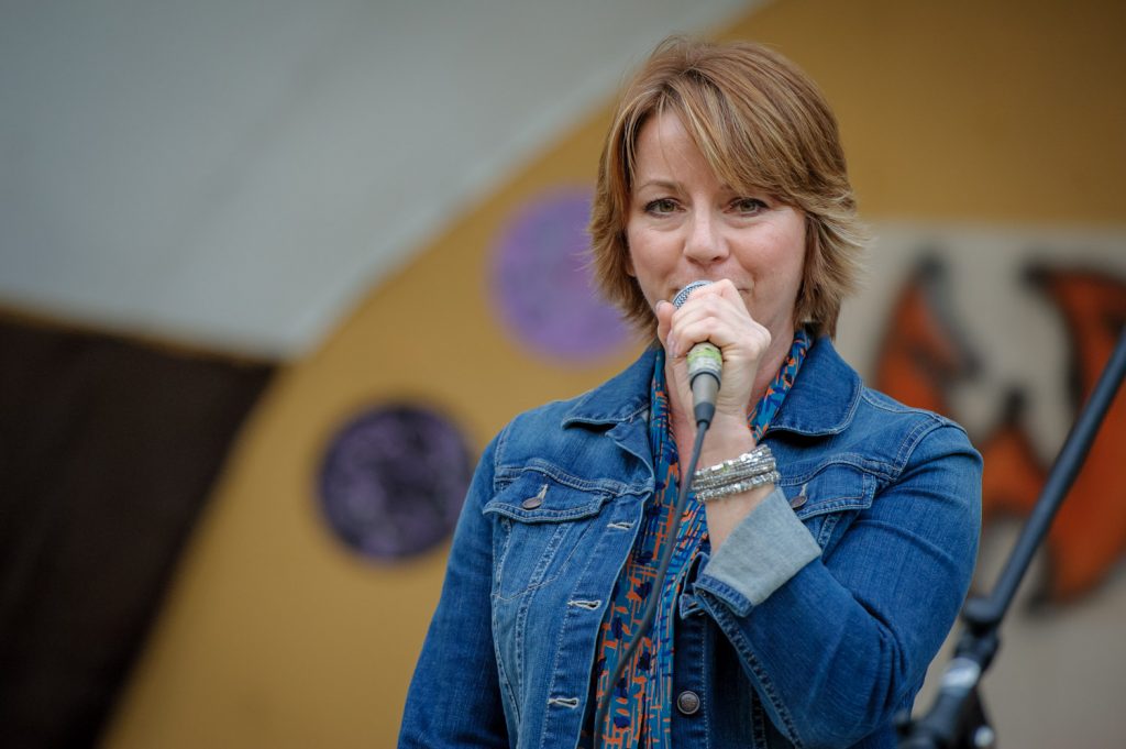 Sue Gerrard was edged out of first place by Dawn MacRae, having won Osoyoos Idol the last two years. Gerrard got perfect 10-10-10 scores in both the first and second rounds, beating MacRae in the second. The scores in the third round weren't disclosed by the judges. (Richard McGuire photo)