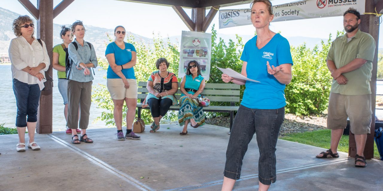Celebration marks 10 years of partnership across border on invasive species control