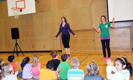 Jumping for joy – and for a good cause