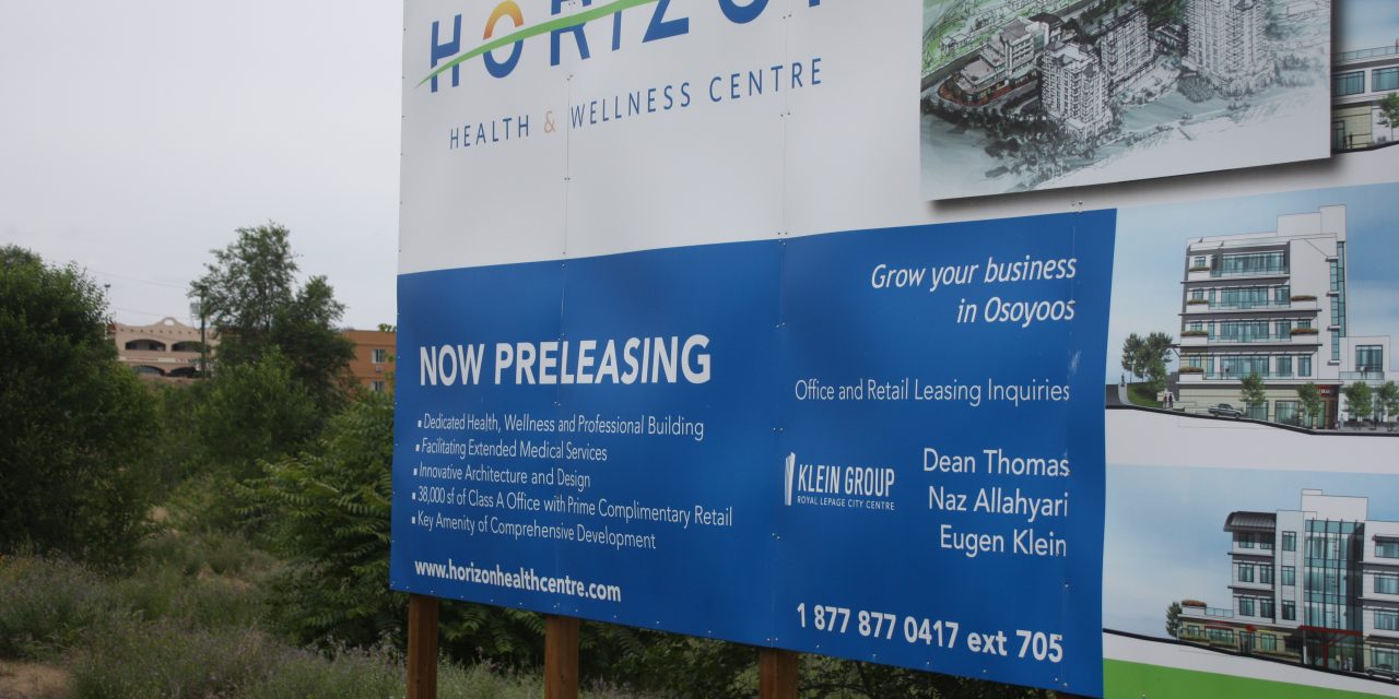 HORIZON HEALTH AND WELLNESS CENTRE SHOULD BEGIN CONSTRUCTION IN SPRING