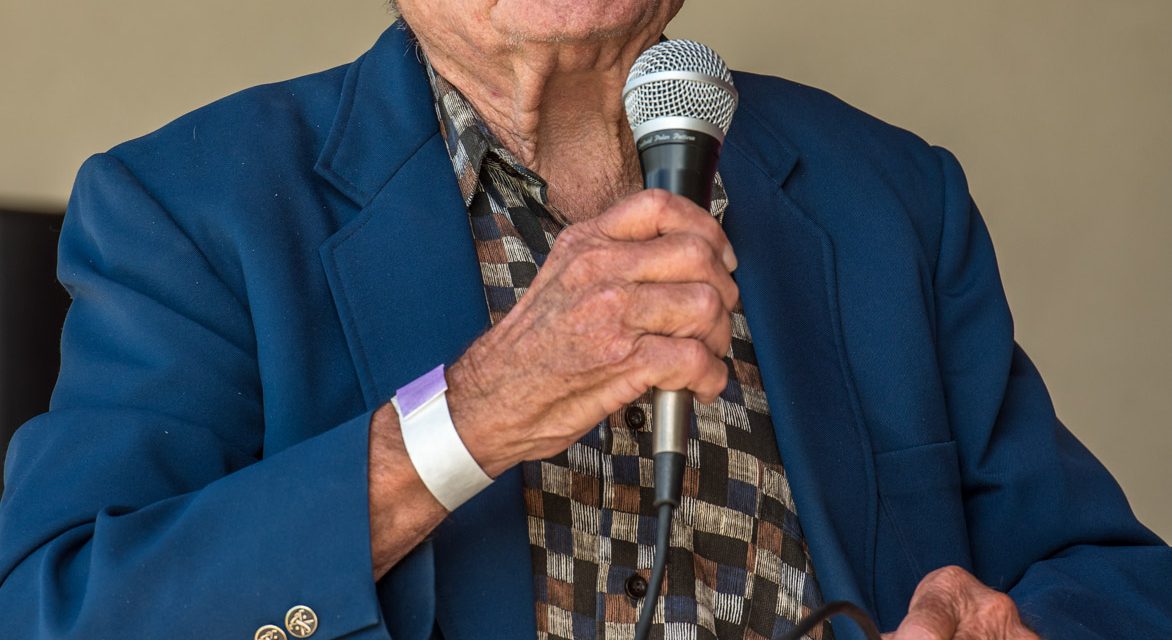Karaoke crooner just shy of 88