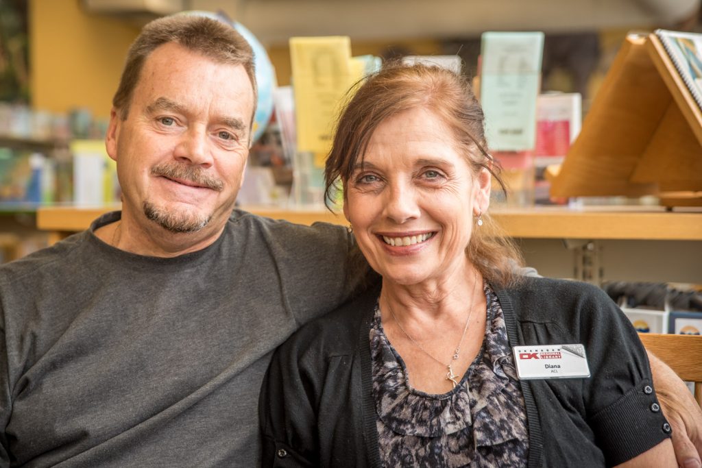 Brian Rawlings (left) donated one of his kidneys to an Osoyoos woman, Julie Wolter, who needed a transplant. His wife, Diana, right was worried about his decision initially, but now she says she's proud of her husband and feels very good about his decision. "It's something that we know as Christians we need to do for each other," she said. (Richard McGuire photo)