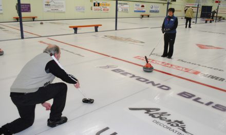 Learning to curl the proper way at the Eastlink Curling Centre