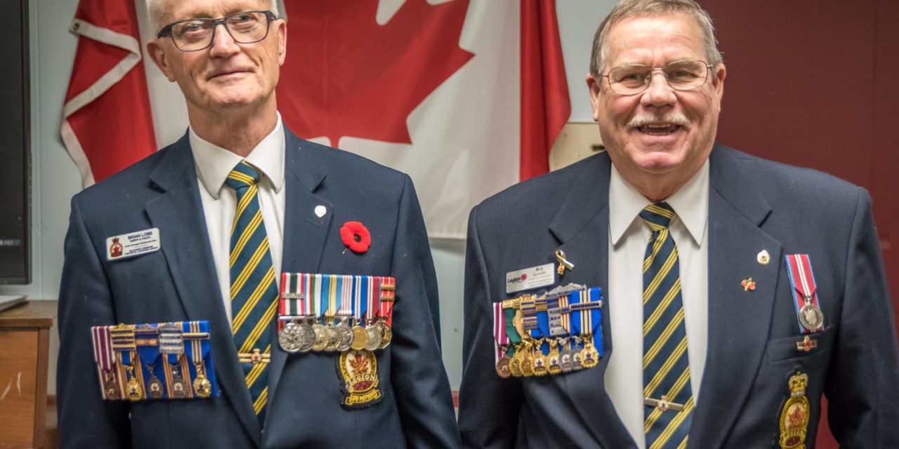 Osoyoos men honoured with Legion’s prestigious Meritorious Service Medals