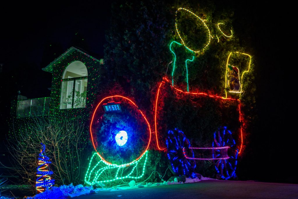 Dan Burton at 5816 Oleander Drive always puts on a great lighting show at Christmastime. (Richard McGuire photo)