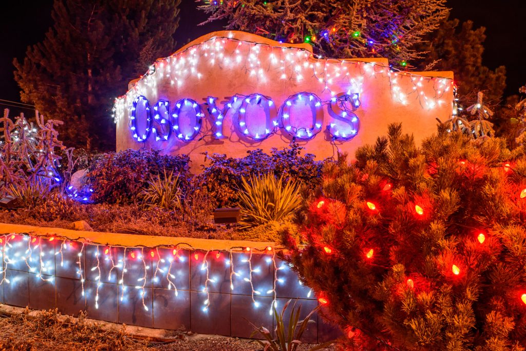 When Mat Hassen runs out of space at his own house at 3204 Lobelia Drive, he puts his decorations on the neighbours' lawns. (Richard McGuire photo)