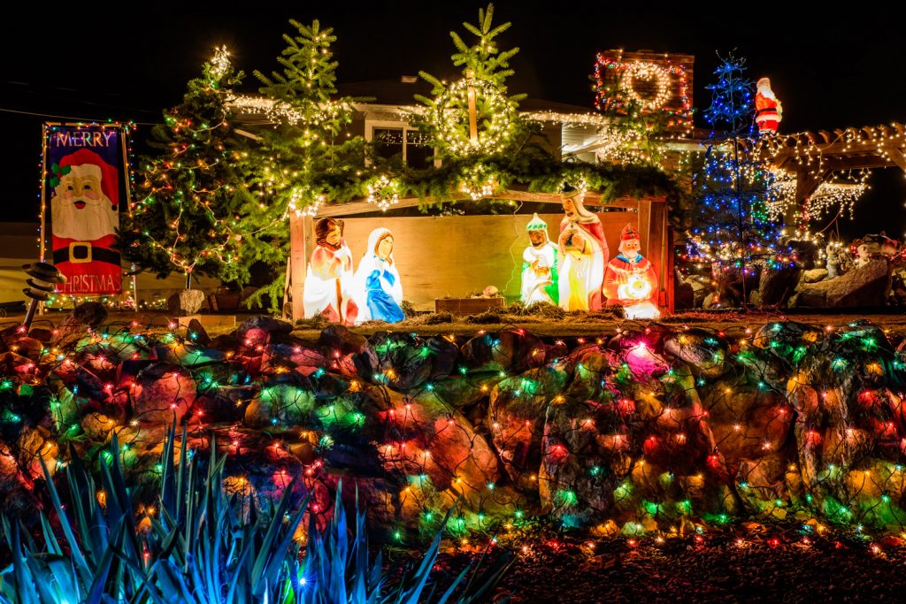 This house on Highway 97 between 89th Street and 62nd Avenue has always done a great job of lights, but they've got even more this year. (Richard McGuire photo)