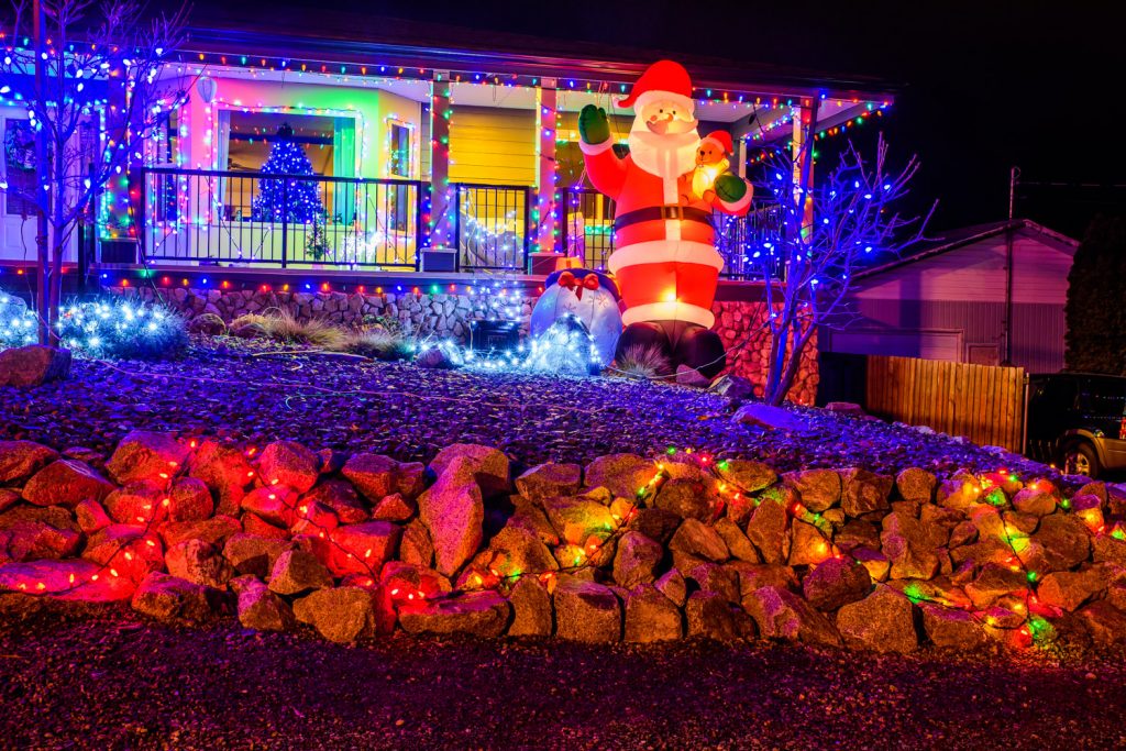 This house on Highway 97 between 89th Street and 62nd Avenue has always done a great job of lights, but they've got even more this year. (Richard McGuire photo)