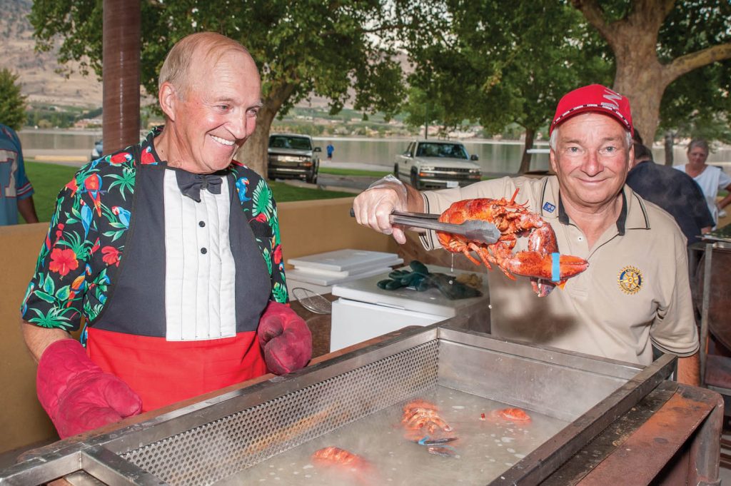 The popular Lobster on the Beach, a fundraiser for the Rotary Club of Osoyoos, has sold out this year. The number of guests had to be capped at 272 for logistical reasons. (Richard McGuire file photo)