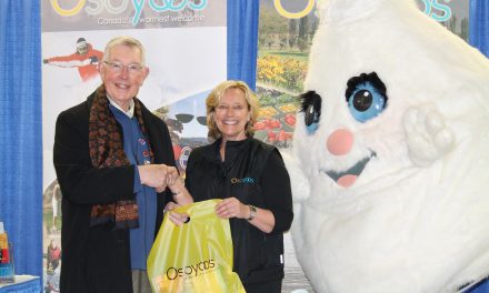 RED DEER MAYOR VERY IS IMPRESSED WITH DESTINATION OSOYOOS AT SCOTTIES TOURNAMENT OF HEARTS
