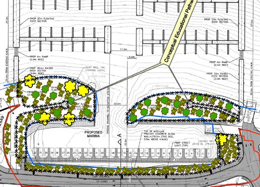 THIRD READING GIVEN TO ZONING AMENDMENT FOR MARINA