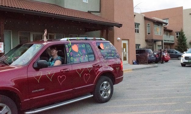 Osoyoos residents honk around town to support frontline workers