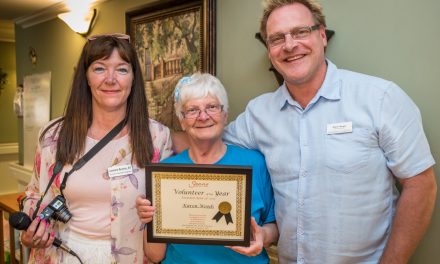 Mariposa Gardens honours Karen Woods as Volunteer of the Year