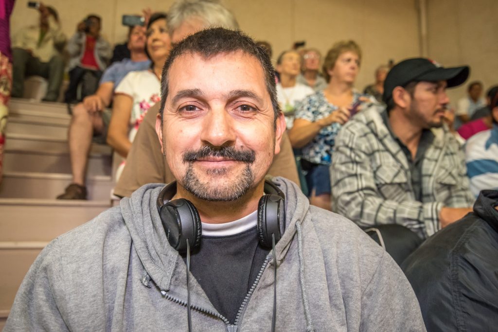 Lorenzo Montoya, from Guadalajara, is spending his fourth season working in Osoyoos. He said he works long hours in the orchards, but takes home good money after working throughout the fruit season. (Richard McGuire photo)