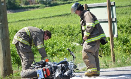 Motorcyclist injured in crash north of Oliver