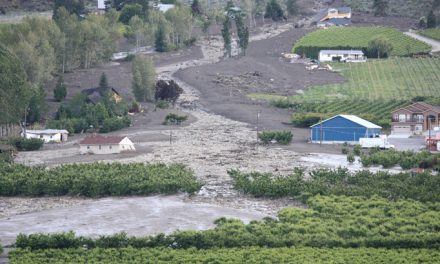 OLIVER MUDSLIDE WIPES OUT FIVE HOMES