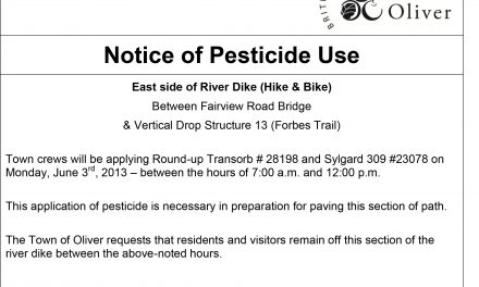 Notice of Pesticide Use