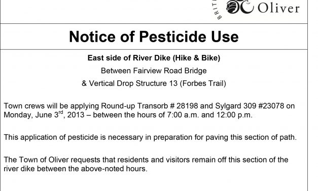 Notice of Pesticide Use