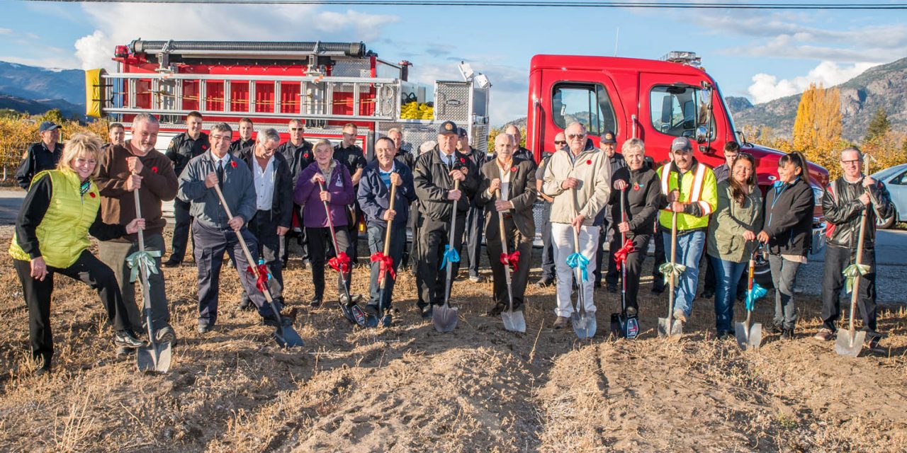 Year in Review – November – Beginning of construction on a new fire hall for Town of Osoyoos grabbed headlines