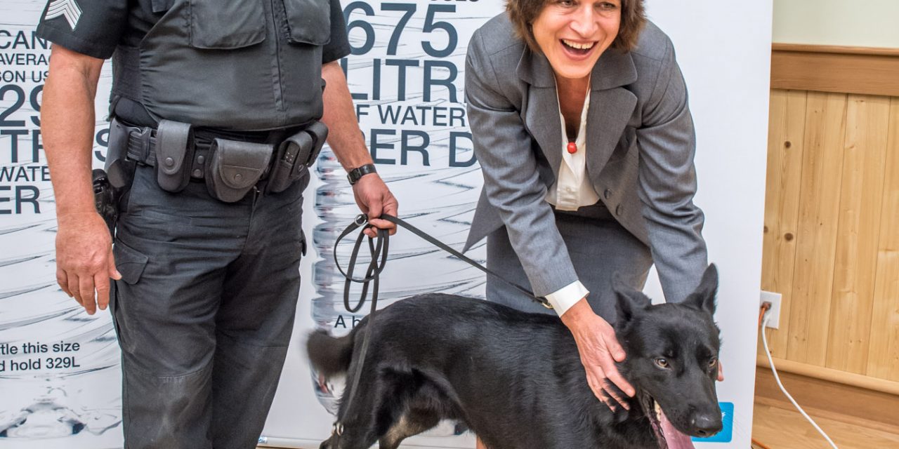 Kilo, the mussel-sniffing German Shepherd, has made two interceptions in less than three months on the job