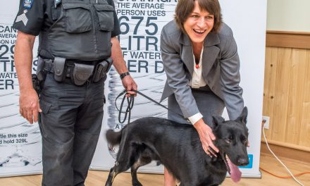 Kilo, the mussel-sniffing German Shepherd, has made two interceptions in less than three months on the job