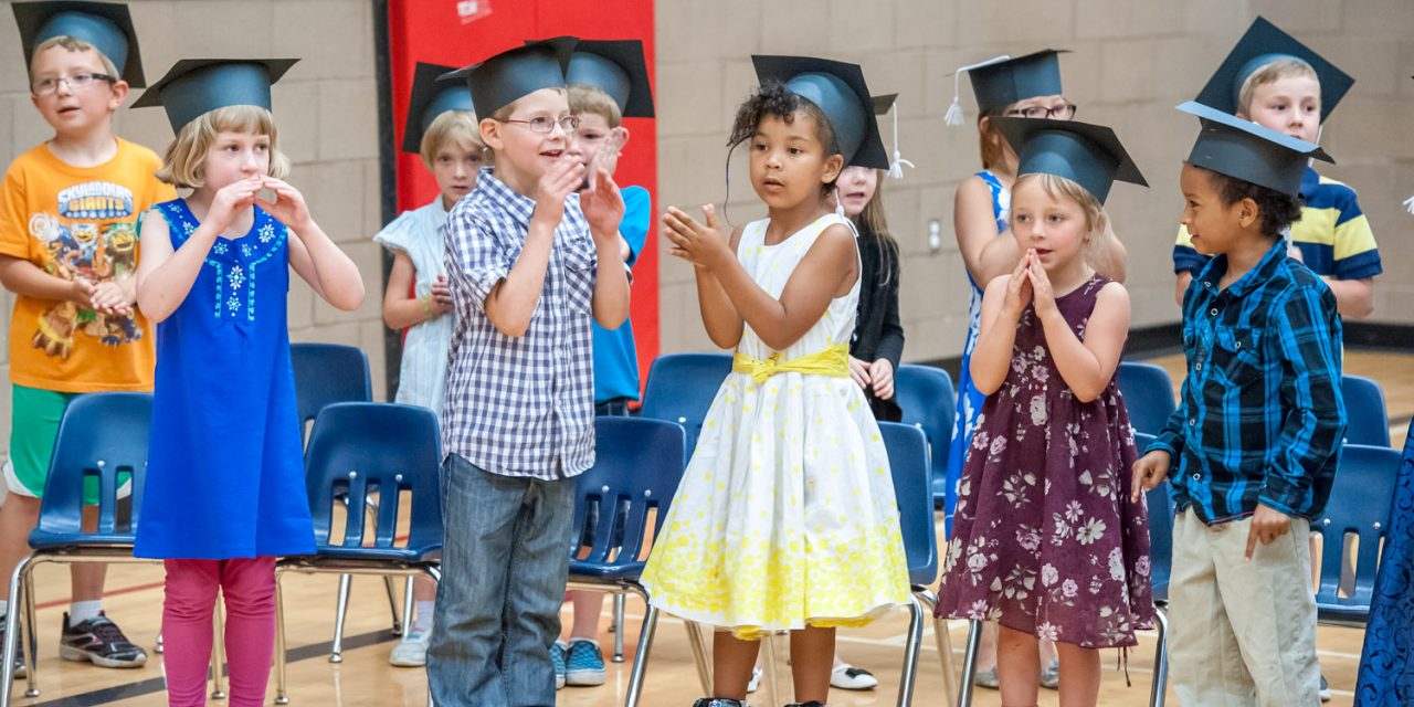 Osoyoos Elementary School Kindergarten students graduate